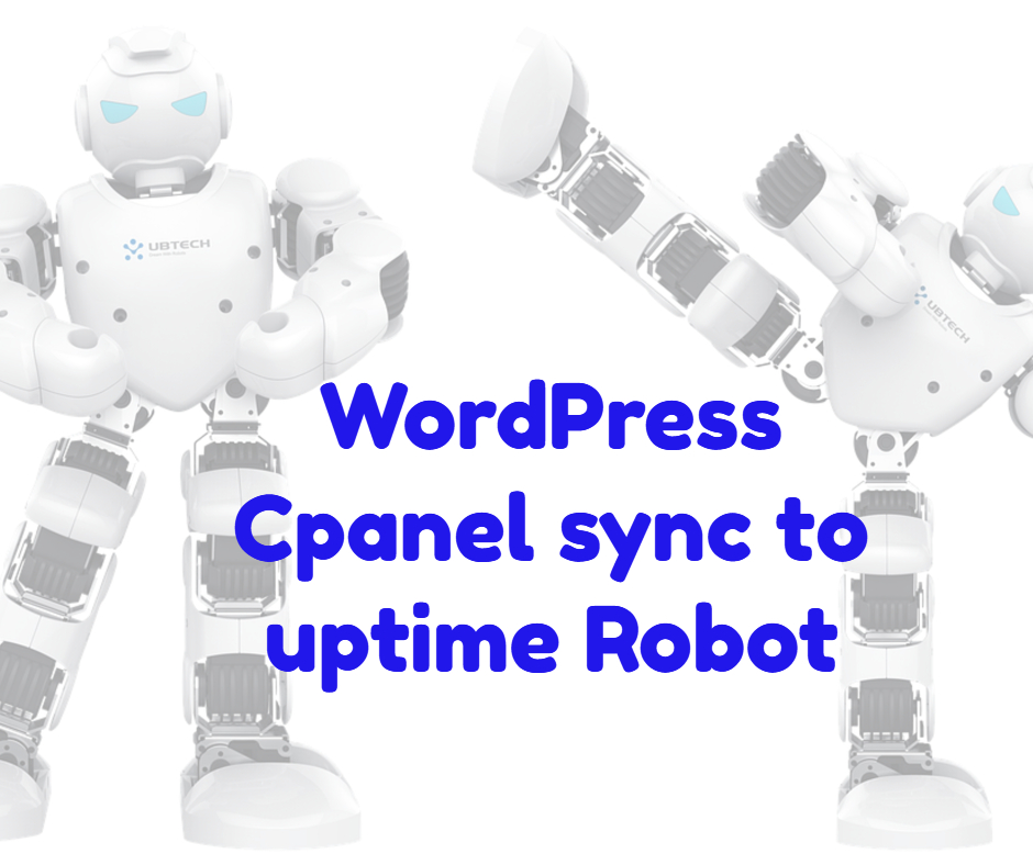 wordpress cpanel uptime robot sync