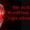 stop WordPress bot login attempts